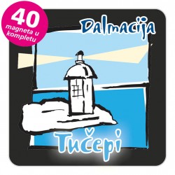 Magneti svjetionik EKO C 17 B Tučepi komplet 40 ili 20 kom