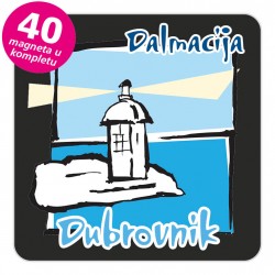 Magneti svjetionik EKO C 17 B Dubrovnik komplet 40 ili 20 kom