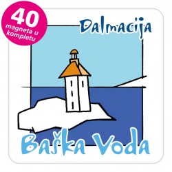 Magneti svjetionik EKO C 18 W Baška Voda komplet 40 ili 20 kom