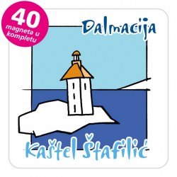 Magneti svjetionik EKO C 18 W Kaštel Štafilić komplet 40 ili 20 kom