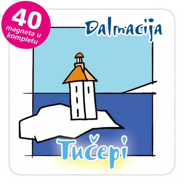 Magneti svjetionik EKO C 18 W Tučepi komplet 40 ili 20 kom