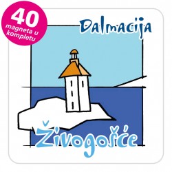 Magneti svjetionik EKO C 18 W Živogošće komplet 40 ili 20 kom