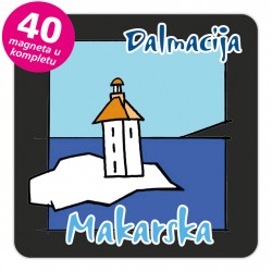 Magneti svjetionik EKO C 18 B Makarska komplet 40 ili 20 kom