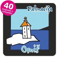 Magneti svjetionik EKO C 18 B Omiš komplet 40 ili 20 kom