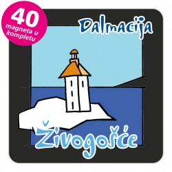 Magneti svjetionik EKO C 18 B Živogošće komplet 40 ili 20 kom