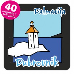 Magneti svjetionik EKO C 18 B Dubrovnik komplet 40 ili 20 kom