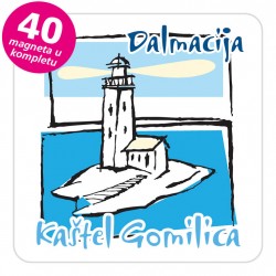 Magneti svjetionik EKO C 19 W Kaštel Gomilica komplet 40 ili 20 kom