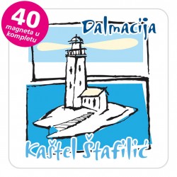 Magneti svjetionik EKO C 19 W Kaštel Štafilić komplet 40 ili 20 kom