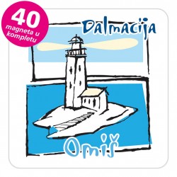 Magneti svjetionik EKO C 19 W Omiš komplet 40 ili 20 kom