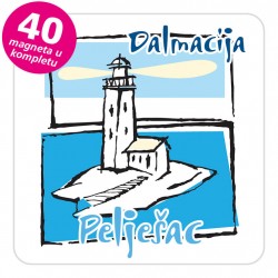 Magneti svjetionik EKO C 19 W Pelješac komplet 40 ili 20 kom