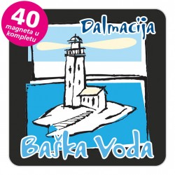 Magneti svjetionik EKO C 19 B Baška Voda komplet 40 ili 20 kom
