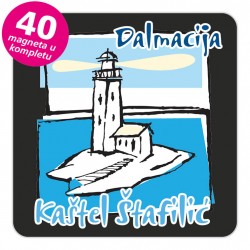 Magneti svjetionik EKO C 19 B Kaštel Štafilić komplet 40 ili 20 kom