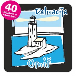 Magneti svjetionik EKO C 19 B Omiš komplet 40 ili 20 kom