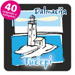 Magneti svjetionik EKO C 19 B Tučepi komplet 40 ili 20 kom