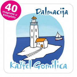 Magneti svjetionik EKO C 20 W Kaštel Gomilica komplet 40 ili 20 kom