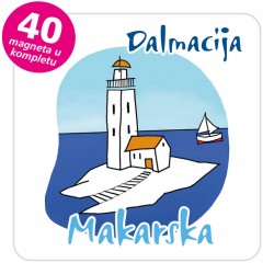 Magneti svjetionik EKO C 20 W Makarska komplet 40 ili 20 kom