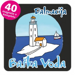 Magneti svjetionik EKO C 20 B Baška Voda komplet 40 ili 20 kom
