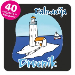 Magneti svjetionik EKO C 20 B Drvenik komplet 40 ili 20 kom