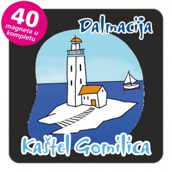 Magneti svjetionik EKO C 20 B Kaštel Gomilica komplet 40 ili 20 kom