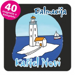 Magneti svjetionik EKO C 20 B Kaštel Novi komplet 40 ili 20 kom