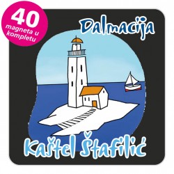 Magneti svjetionik EKO C 20 B Kaštel Štafilić komplet 40 ili 20 kom