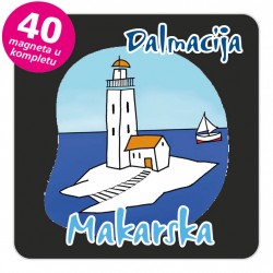 Magneti svjetionik EKO C 20 B Makarska komplet 40 ili 20 kom