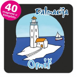 Magneti svjetionik EKO C 20 B Omiš komplet 40 ili 20 kom