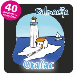 Magneti svjetionik EKO C 20 B Orašac komplet 40 ili 20 kom