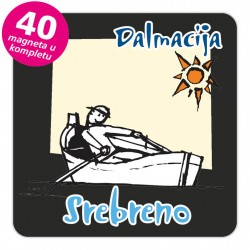 Magneti barba EKO C 21 B Srebreno komplet 40 ili 20 kom