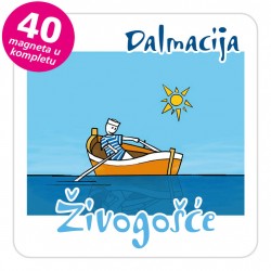 Magneti barba EKO C 22 W Živogošće komplet 40 ili 20 kom