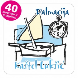 Magneti jedrilica EKO C 23 W Kaštel Lukšić komplet 40 ili 20 kom