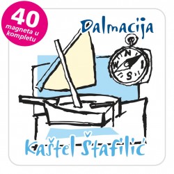 Magneti jedrilica EKO C 23 W Kaštel Štafilić komplet 40 ili 20 kom