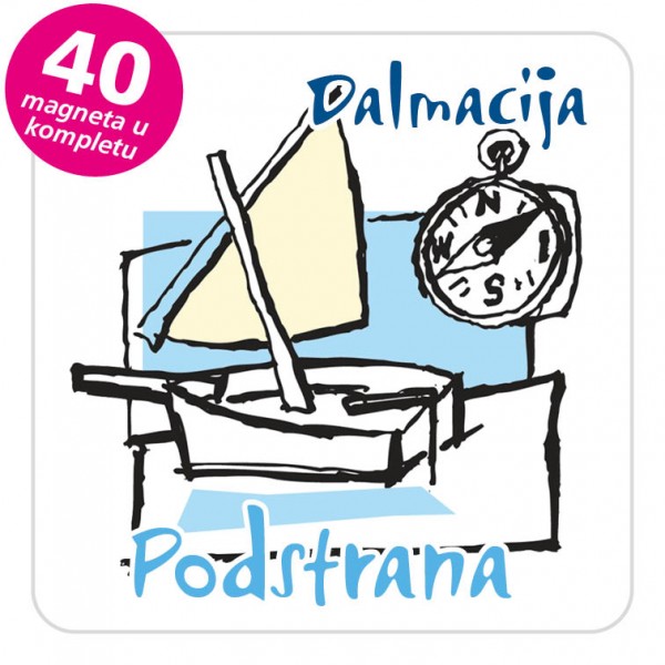 Magneti jedrilica EKO C 23 W Podstrana komplet 40 ili 20 kom