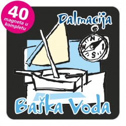 Magneti jedrilica EKO C 23 B Baška Voda komplet 40 ili 20 kom