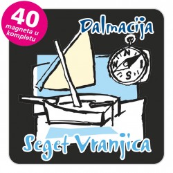 Magneti jedrilica EKO C 23 B Seget Vranjica komplet 40 ili 20 kom