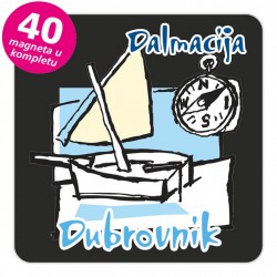 Magneti jedrilica EKO C 23 B Dubrovnik komplet 40 ili 20 kom