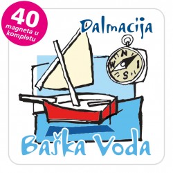 Magneti jedrilica EKO C 24 W Baška Voda komplet 40 ili 20 kom