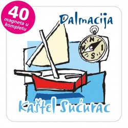 Magneti jedrilica EKO C 24 W Kaštel Sućurac Kuk komplet 40 ili 20 kom