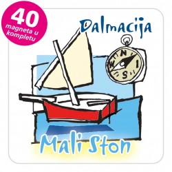 Magneti jedrilica EKO C 24 W Mali Ston komplet 40 ili 20 kom