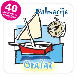 Magneti jedrilica EKO C 24 W Orašac komplet 40 ili 20 kom