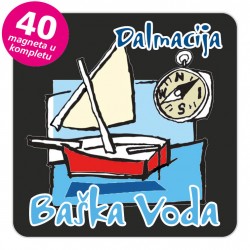 Magneti jedrilica EKO C 24 B Baška Voda komplet 40 ili 20 kom