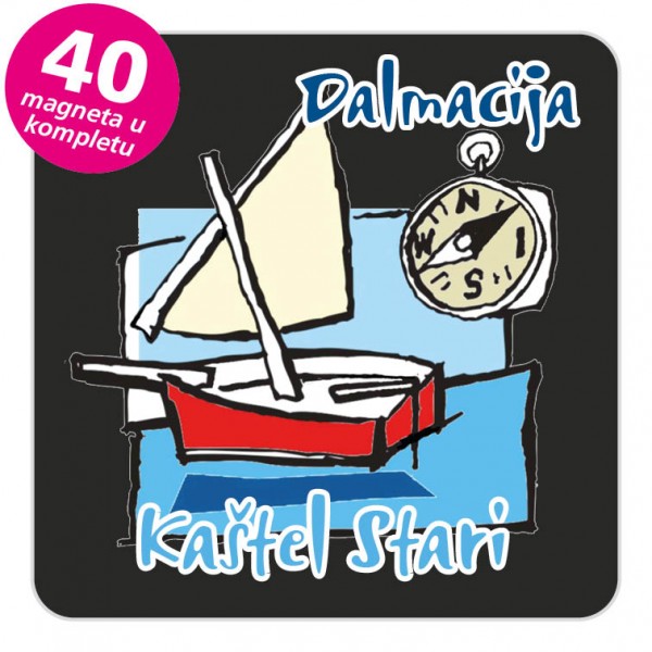 Magneti jedrilica EKO C 24 B Kaštel Stari komplet 40 ili 20 kom