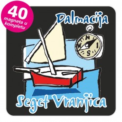 Magneti jedrilica EKO C 24 B Seget Vranjica komplet 40 ili 20 kom