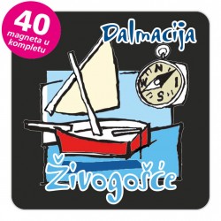 Magneti jedrilica EKO C 24 B Živogošće komplet 40 ili 20 kom