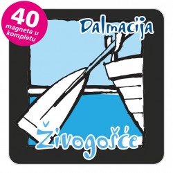 Magneti veslo EKO C 25 B Živogošće komplet 40 ili 20 kom