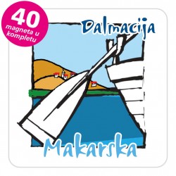 Magneti veslo EKO C 26 W Makarska komplet 40 ili 20 kom