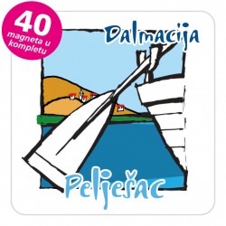 Magneti veslo EKO C 26 W Pelješac komplet 40 ili 20 kom