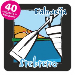 Magneti veslo EKO C 26 B Srebreno komplet 40 ili 20 kom