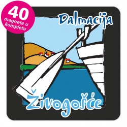 Magneti veslo EKO C 26 B Živogošće komplet 40 ili 20 kom