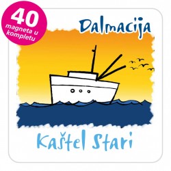 Magneti brod EKO C 27 W Kaštel Stari komplet 40 ili 20 kom